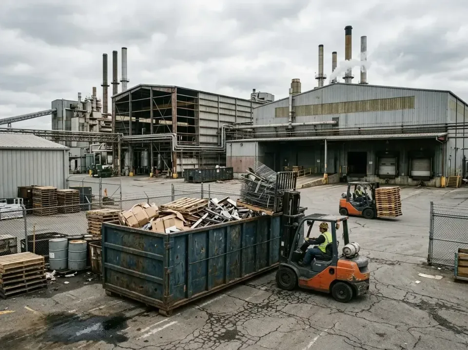 industrial-factory-scrap-conta-003 — frequently asked questions, Cheap Roll-off Dumpster Rentals in Upper Sandusky, OH